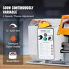 Metal Lathe Machine, 7'' x 13.78'', Precision Benchtop Power Metal Lathe, 0-2200 RPM Continuously Variable Speed, 500W Brush Motor Metal Gears, with