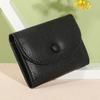 Zipper Card Holder Pu Leather Mini Coin Purse Portable Women's Wallet  Girls
