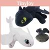 Toothless Dragon Helmet Sucker Plush Motorcycle Decoration 20cm Black