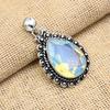 Ravishing Milky Opal Gemstone 925 Sterling Silver Jewelry Pendant For Wedding Gift