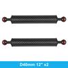 2 x D40mm Carbon Fiber Underwater Float Arm for Diving Tray Housing Video Light/Strobe Buoyancy Floating Ball Mounting (2 PCS)