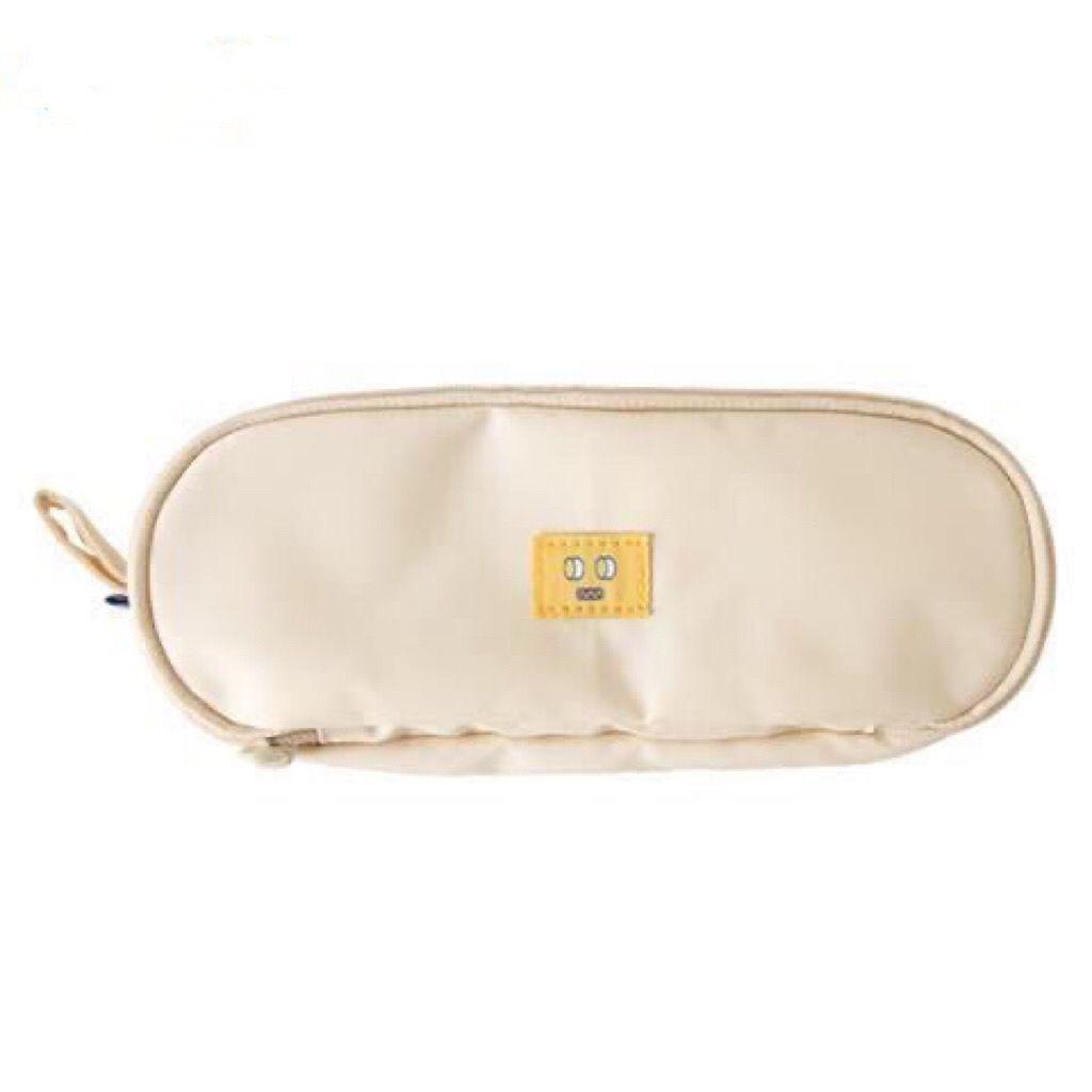 Rounded Double-layer Pencil Case Large Capacity Multi-functional Minimalist Extra-large Zipper Stationery Box for Students