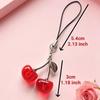 Cherry Pendant Creative Imitation Fruit Ornament Suitable For Phone Cases Phone Decoration Lanyard Accessory
