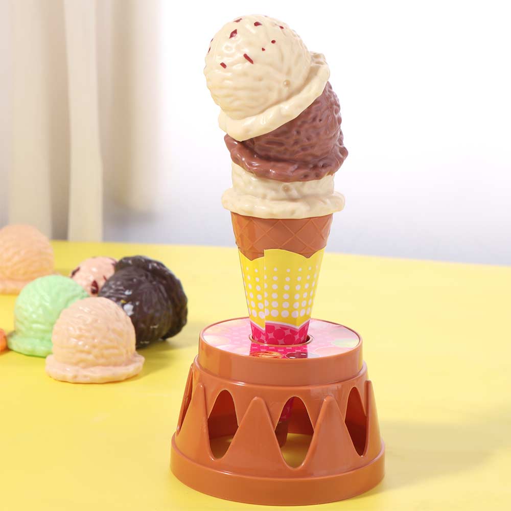 Dessert Ice Cream Games Toy Balancing Ice Cream Stack Up Balancing Toy  Pretend Play