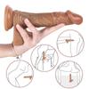 G42 Phoenix 20cm Dildo Drawing Blue Veins New Technology Manual Multiple Injection of Liquid Silicon Adult Products