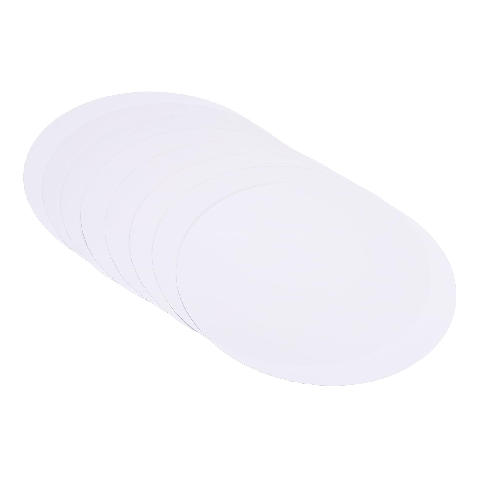 

PATIKIL Круглая картонная бумага 40 листов 200GS M Толстые диски Круглые ломтики для DIY Ремесла Искусство Живопись Каллиграфия Белый 14.2