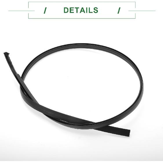 Motoforti Roof Sealing Strip, Weatherstrip Roof Trim Sunroof Seal, for Toyota Corolla 2009-2013, Rubber, Right Side, No.7555502110, Black, 1pc