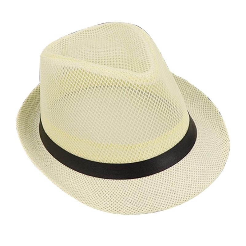 Eleganter Trilby-Hut im britischen Stil Strohhut für Karnevals Herren