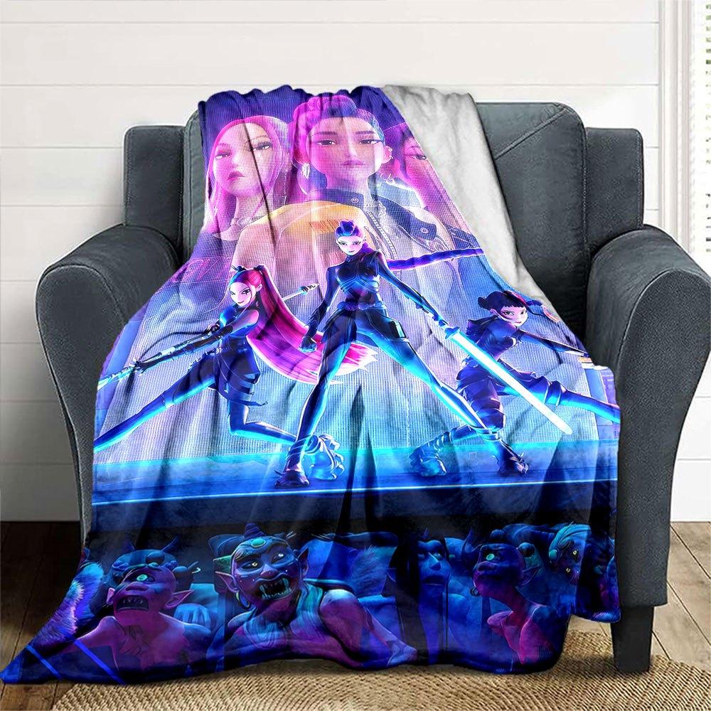 1pc hunter x (9) Blanket Soft Warm Throw for Home, Office, Travel All Season Cozy Bedding Gift, Office Cozy AccessoryB09