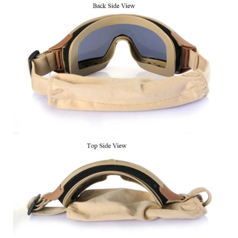 Taktische Brille Militär Schießbrille Motorrad Offroad Bike Armee Airsoft Paintball Brille