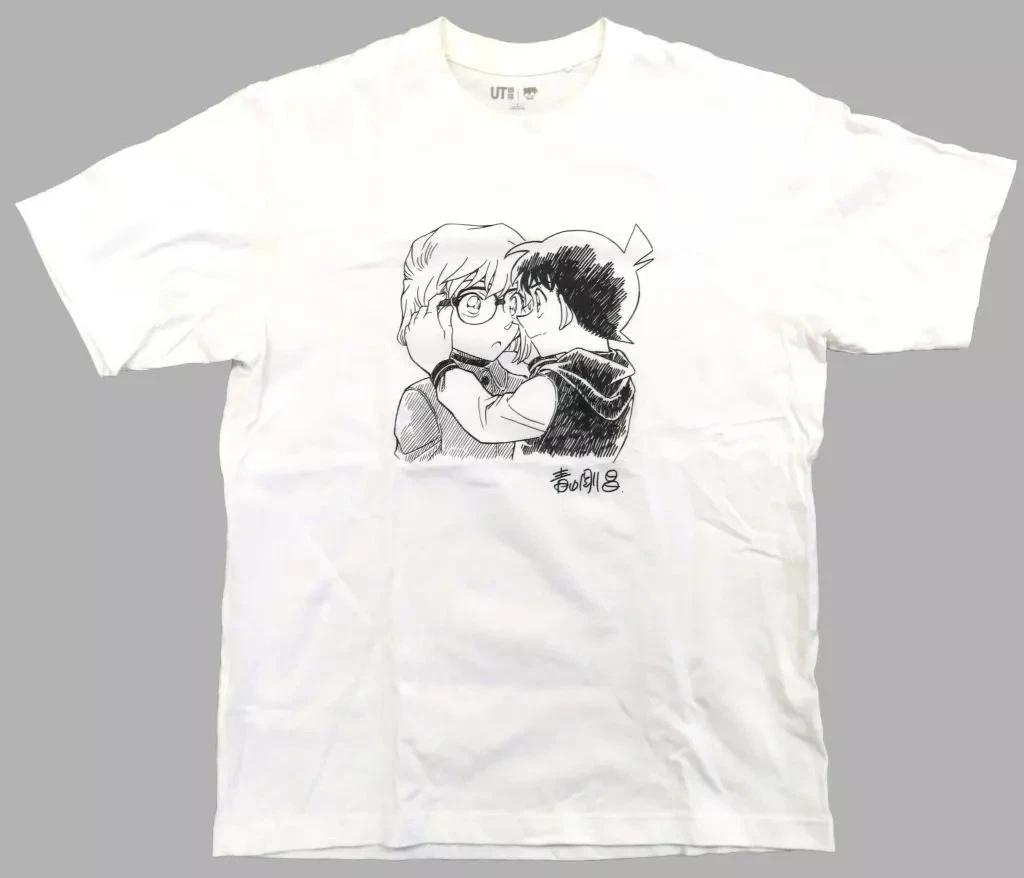 Edogawa Conan & Haibara Ai UT Graphic T-shirt White L Size (2023) XL
