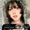 Eyeshare 1 Pair Colored Contact Lenses Brown Eye Contacts Gray Pupils Doll Eye Lenses Makeup Cosmetics Year Use