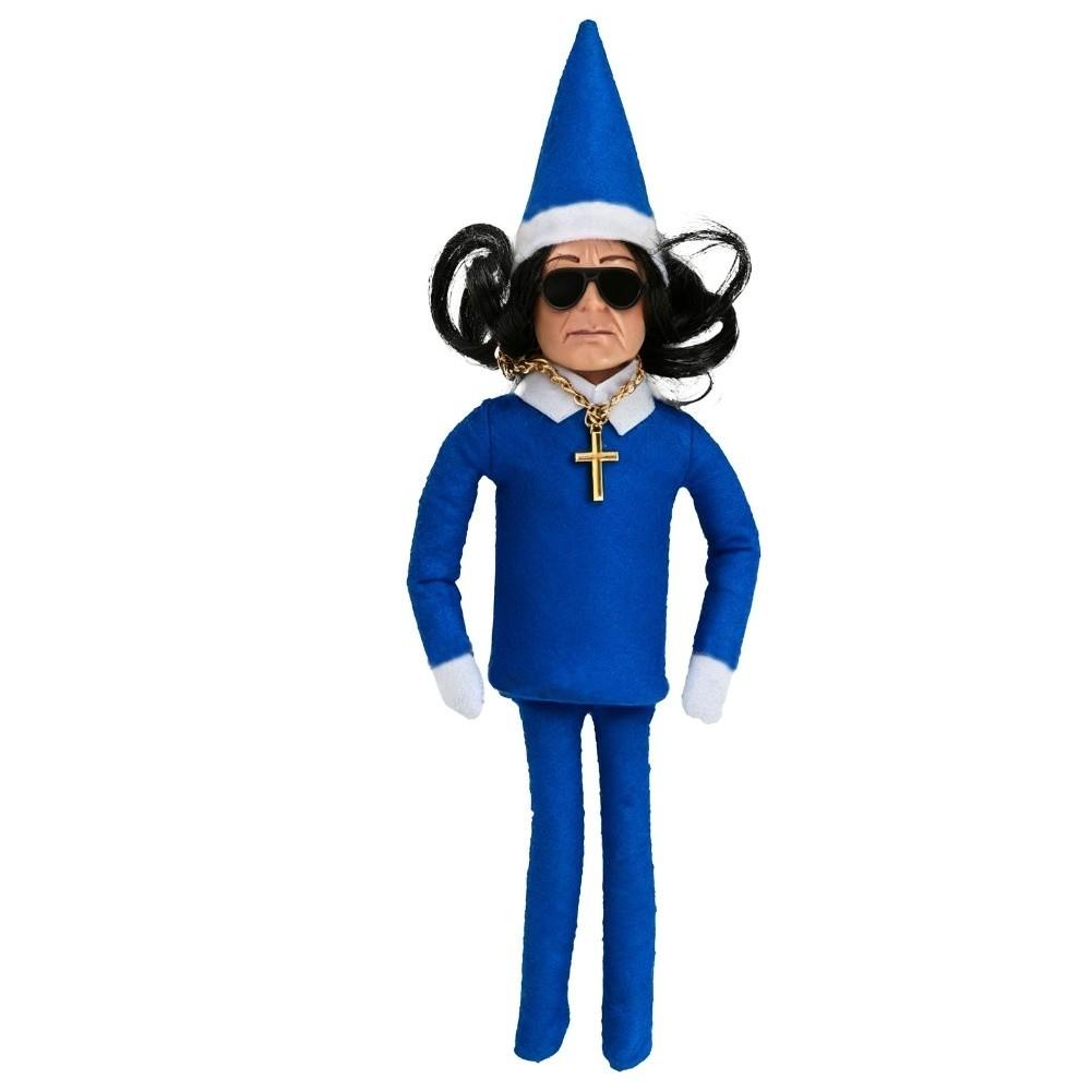 New Soft Christmas Elf Doll Merry Christmas Cute Ozzy Elf Doll Xmas Gift Home Decoration синий
