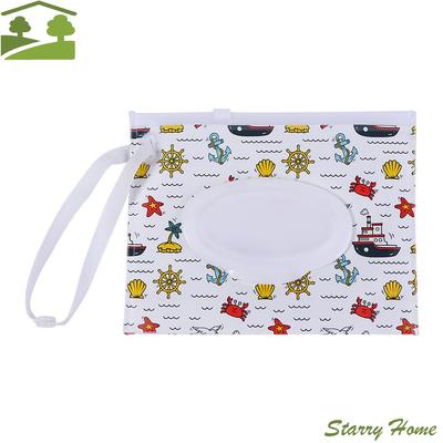 Clamshell Cartoon Portable Reusable Refillable Travel Wet Wipes Bag Wipes Container Wipes Case Wet Wipes Box