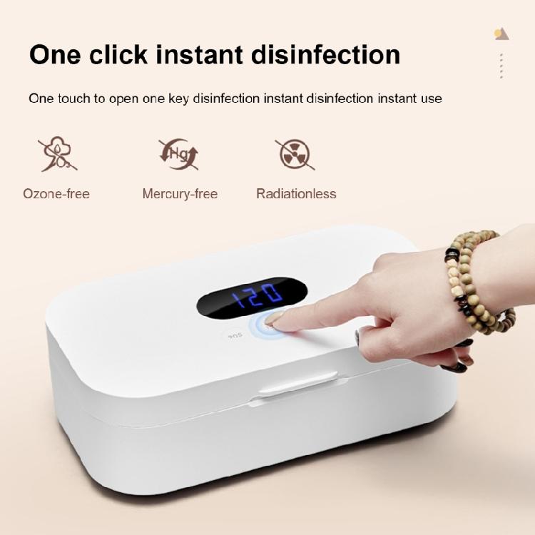 Nail Tool Sterilizer Box Nail Salons Nail Tool Disinfects Container Nail Tool Disinfectant Box for Nail Salons