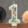 Colorful Ball 0-9 Creative Digital Birthday Candle