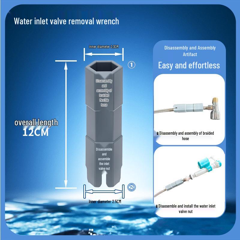 Universal Toilet Tank Float Valve & Water Inlet Pump