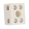 5Pcs High Quality Wire Connector 2 Position 5 Hole Ceramic Wiring Terminal Block