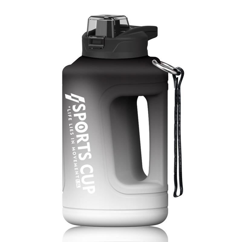 Frosted Gradient Large-Capacity Drop-Proof Sports Water Bottle