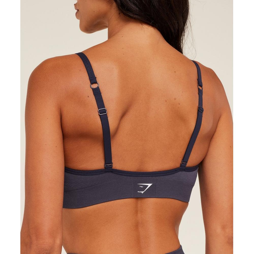 Gymshark Vital Sports Bra Midnight Purple Marl B5c7s Pcd7
