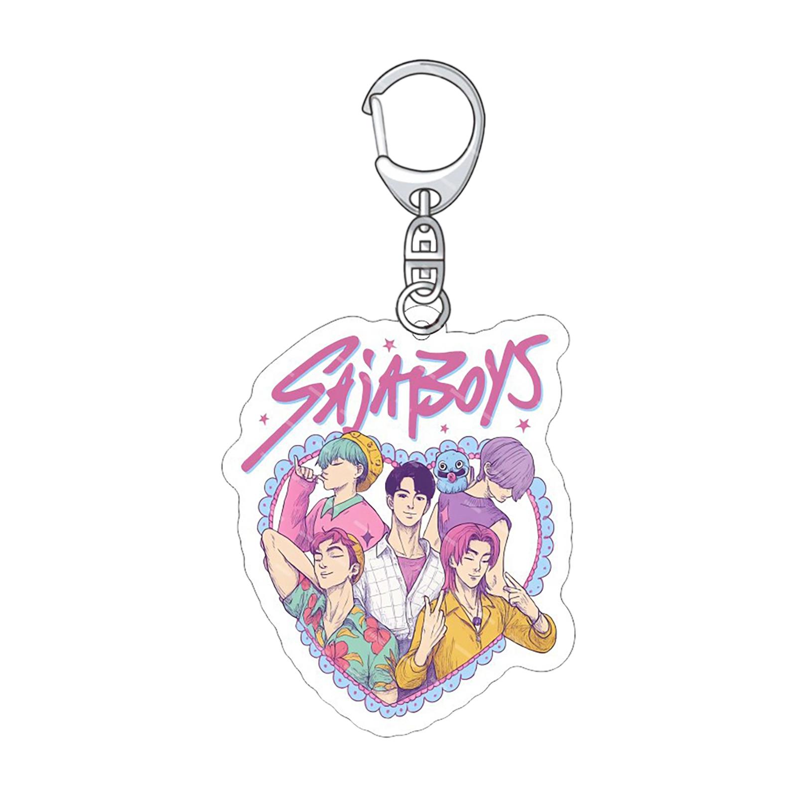 

Периферийный акриловый брелок для ключей в стиле корейского аниме от Netflix One Size