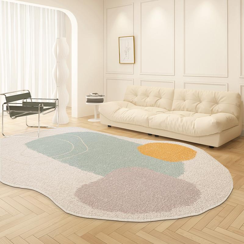 Light Luxury Living Room Decoration Plush Carpet Irregular Rugs for Bedroom Large Area Carpets Home Fluffy Soft Mat Lounge Rug