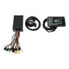 Electric Motor Controller Kit 15A Controller LCD GD02 Color Display with 130X Thumb Throttle for 36V
