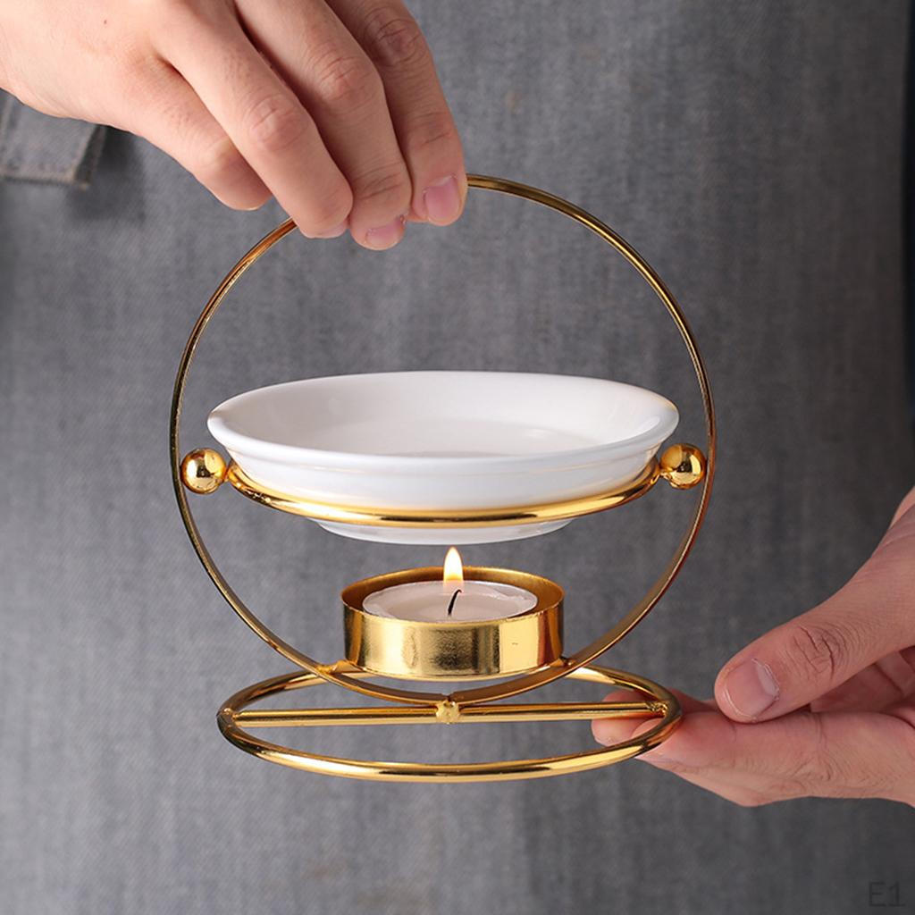 Burner , Tealight Candle Holder, Fragrance Warmer Tart Diffuser for Home Decor