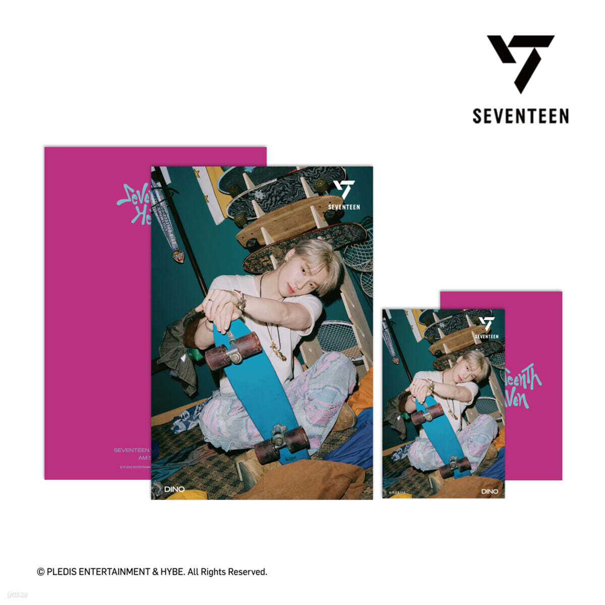 

[SEVENTEEN - SEVENTEENTH HEAVEN] 3D Lenticular Postcard [AM 5:26 ver.][Dino ver.]