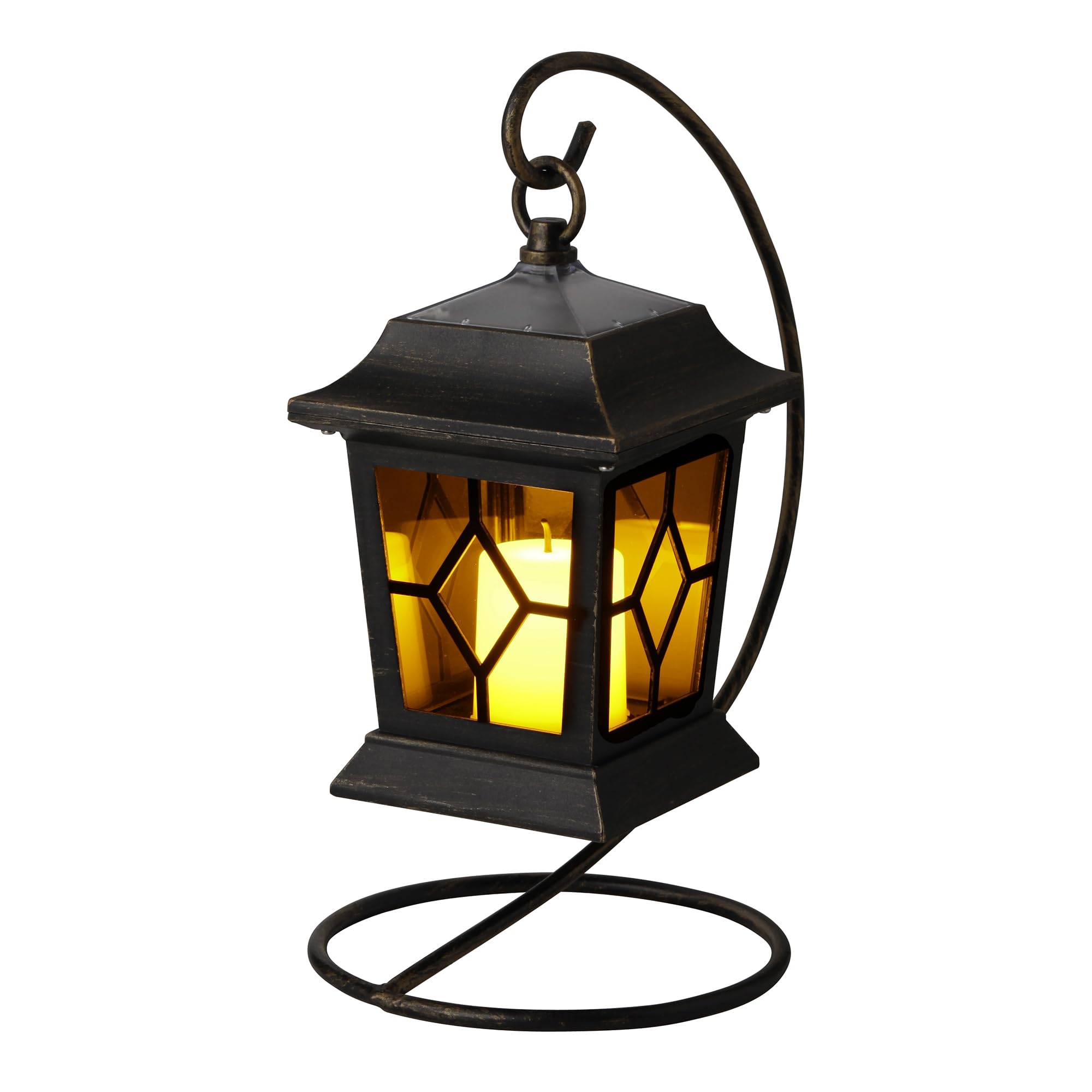 

Садовий ліхтар Takasho Gold Lantern на сонячній батареї, Чорний