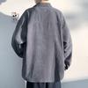 Herren Trendige Locker Geschnittene Cordjacke im Koreanischen Stil