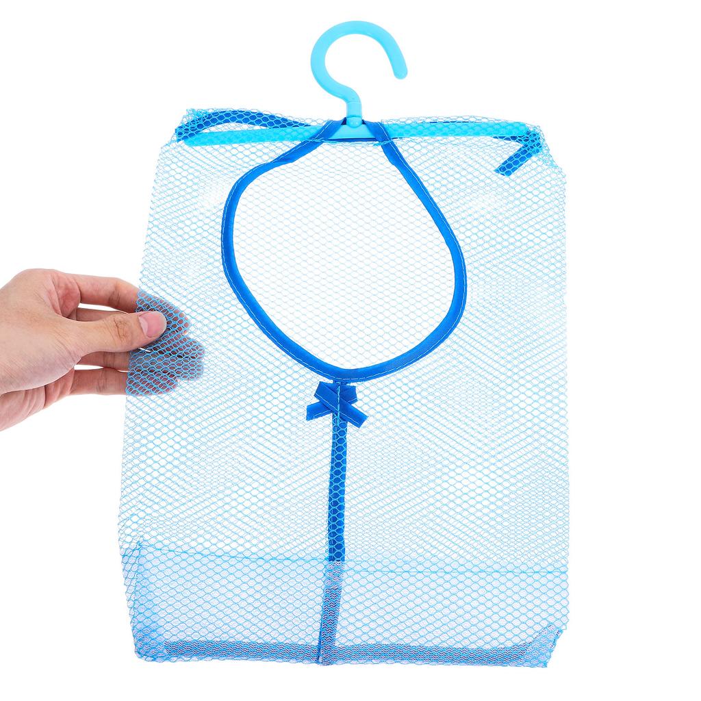 Mesh Laundry Hanging Bag Clothespin Storage Bag Bathroom Organizer Multipurpose Travel Dirty Clothes Holder Shower Storage