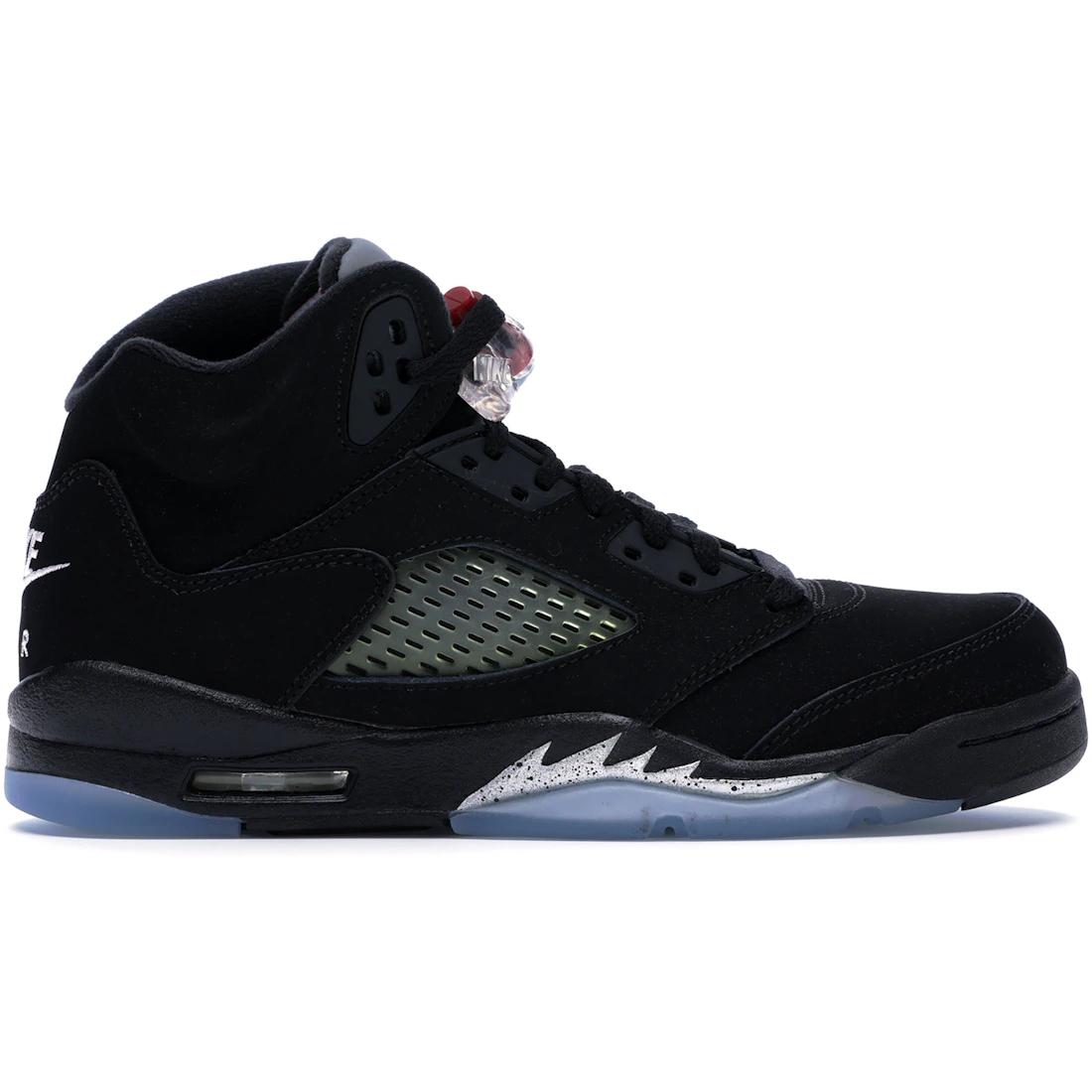 

Новые кроссовки Jordan Air Jordan 5 Retro Metallic с высоким верхом для баскетбола 2016 Молодежные 845036-003 36