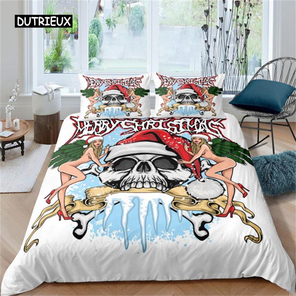 Cartoon Engel Bettbezug Engelsflügel Bettwäsche Set Mikrofaser Floral Bettdeckenbezug Full King Size für Mädchen Schlafzimmer Dekoration