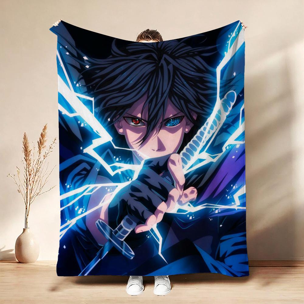 Kakashi Anime Ninja Print Blanket Sofa Blanket Soft And Comfortable Outdoor Plush Blanket Christmas Gifts Machine Washable