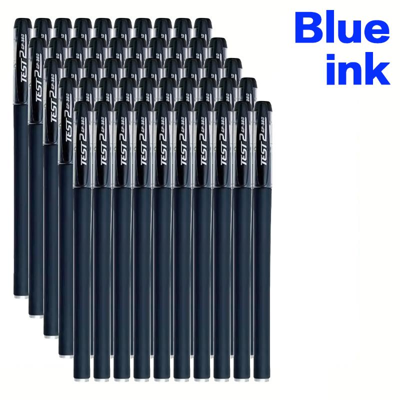 10/100pcs Gel Pen Set 0.5mm Perfect Smooth Writing For Students Exams Office School Supplies Ball-point Pen