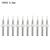 PCB Drill Bits Supplies Trimming Wood Workshop 10pcs Acrylic Aluminium Carbide