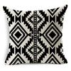 Superweicher ethnischer Kissenbezug mit geometrischem Muster für stilvolle Heimdekoration