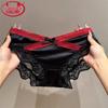 LANGSHA Atmungsaktive Spitze & Satin Slips 4er-Pack