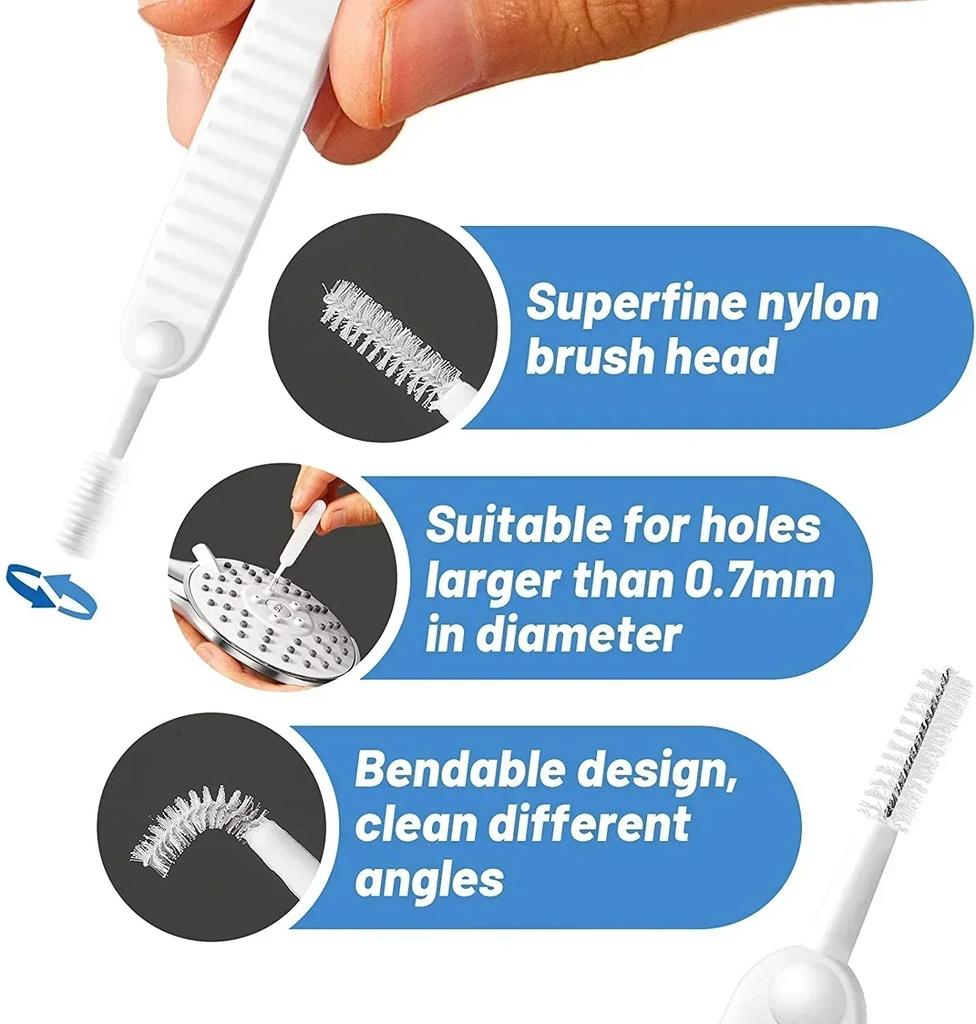 Bathroom Shower Head Cleaning Brush Washing Anti-clogging Small Brush Pore Gap Cleaning Brush For Kitchen Toilet Phone Hole
