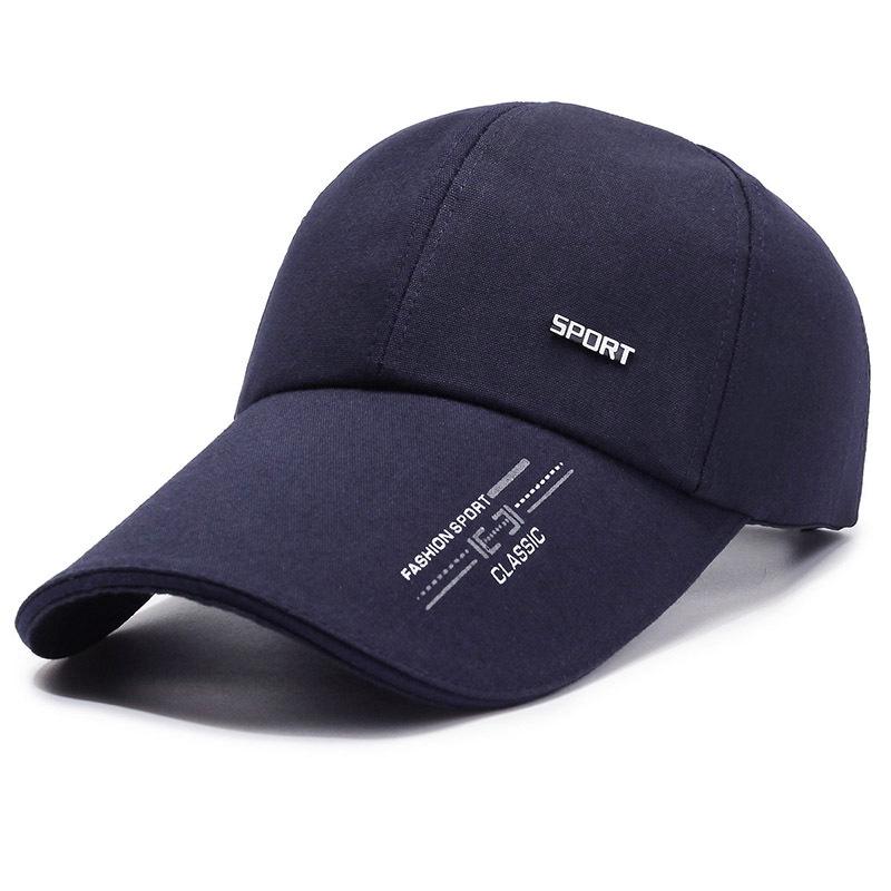 

Men s Summer Duckbill Sun Protection Baseball Cap for Fishing темно-синього кольору