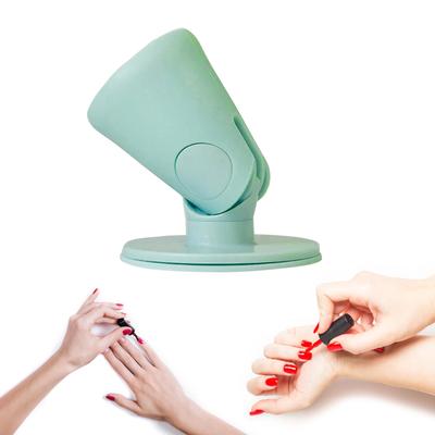 Kippsäker Nagellackshållare Lutande Manikyr Måla Fingernaglar Nail Art Verktyg Nagellackstillbehör