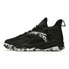 Anta Shock Absorbing Wear Resistant Non Slip Mid Top Basketball Shoes Men Sneakers Black White Gray 112141148R-1