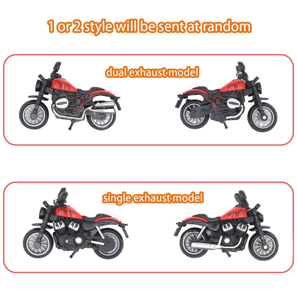1 PCS Mini Motorcycle Model Alloy Collection Micro Toy for Birthday Gift Cake Decoration Boy/Girl Carrying Accessories
