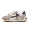 Stylish Simple Trendy Versatile Easy On And Off Slip Resistant Durable Support Low Top Running Shoes Kids Sneaker Mica-Khaki-Brown WZ-B840T01