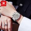 OLEVS 9978 Marke Original authentische Uhr für Frau Geschenkbox Armband Diamant Chronograph Quarz Damenuhr