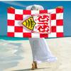 1 Stück Fußballmannschaft (61) Strandtuch, Bequem und Dick, und Schwimm-/Bade-/Picknick-/Campingtuch, Geeignet für Meeresstrand