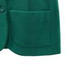 LANVIN BOUTIQUE 80s Made In France Vintage No Color Jacket 38 Green Women Used