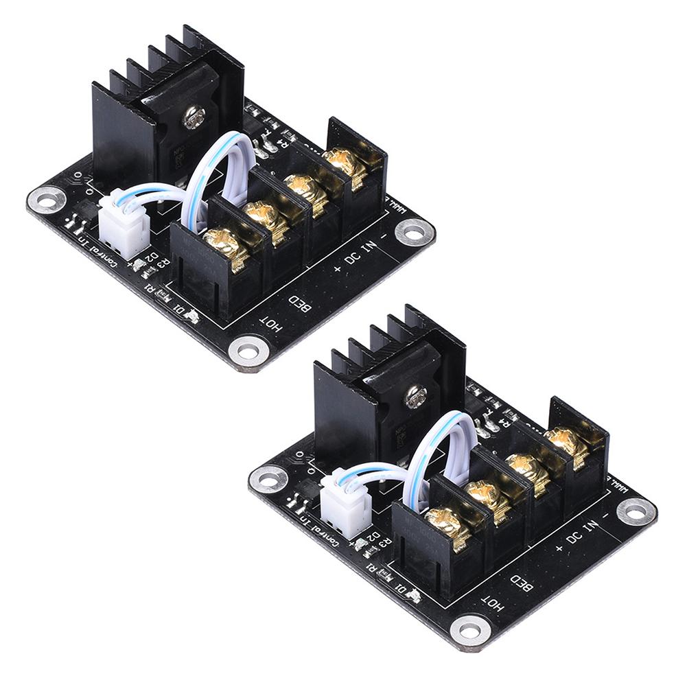 2 sada 3D tiskárny Hot Bed Power Expansion Board Ovladač vyhřívání Mos vysokého proudového zatížení Sada modulu pro 3D tisk příslušenství