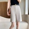 Summer New Suit Shorts Women's Simple Atmosphere Versatile Five-point Pants Close-fitting Comfortable Breathable Casual Pants